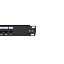 El mejor precio unshielded cat5e panel de conexión de 16 puertos